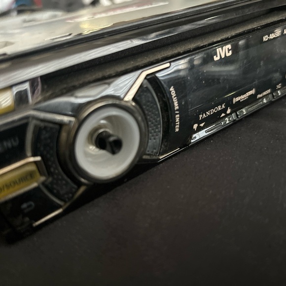 JVC CD Receiver KD-A845BT Arsenal Bluetooth Pandora Sirus XM Knob Is Missing - Picture 4 of 12